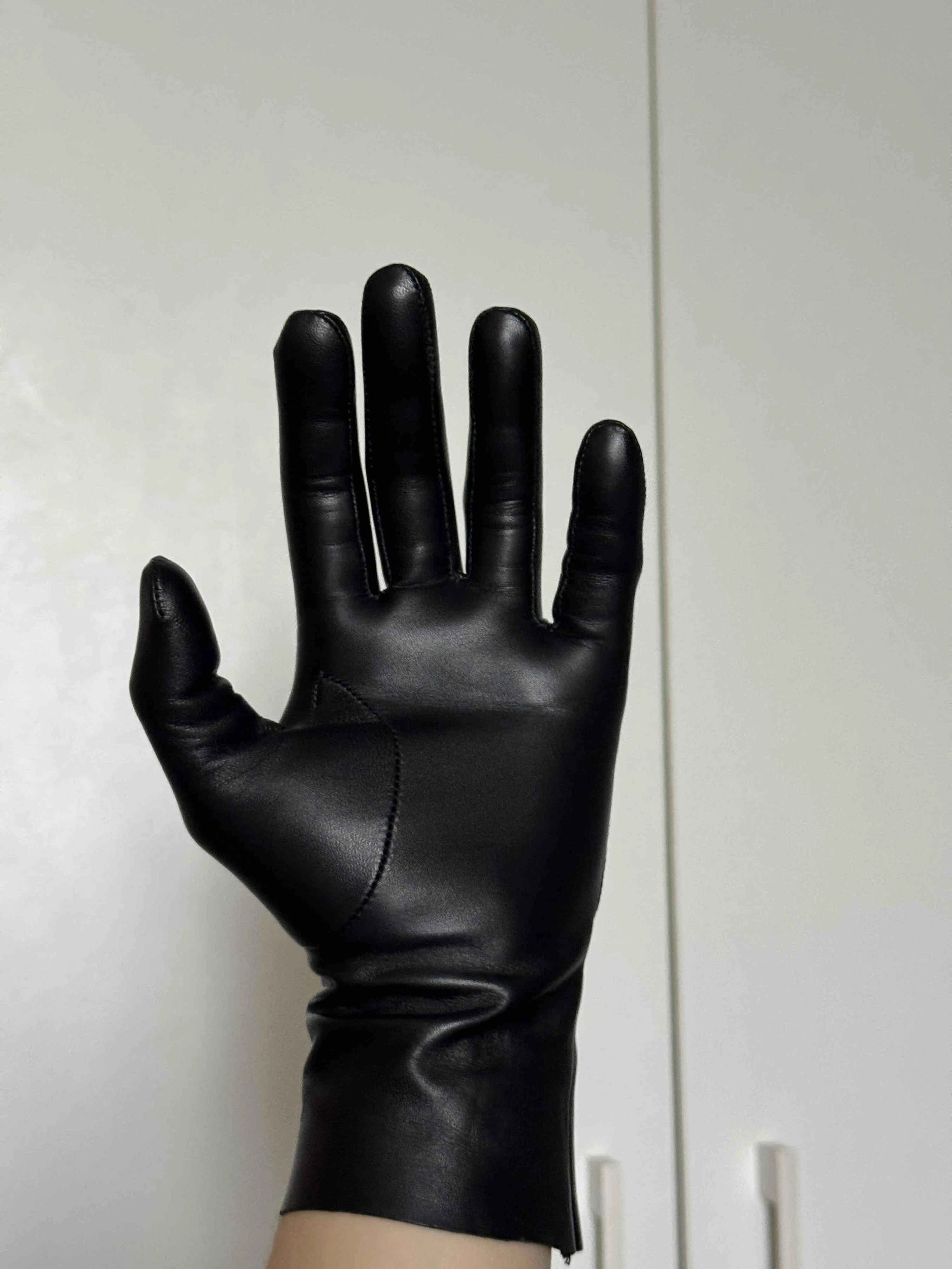 Gants longs en cuir de luxe pour hommes, 25cm, sans doublure, doux et fins, ajustés pour une mode élégante