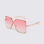 Respzed-Lunettes de soleil carrées vintage sans monture pour hommes et femmes, lunettes de soleil UV400, lunettes de luxe, design de marque, nuances féminines, mode