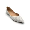 chaussures plates à bouts pointus pour femmes, grande taille 44 45 46, robe d'été confortable à enfiler, chaussures décontractées pour usage quotidien