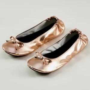 Chaussures de danse souples et confortables pour femmes, ballet en PU, chaussures plates pliables, design de fitness classique, adaptées à l’intérieur, à la mode Chaussures de danse souples et confortables pour femmes, ballet en PU, chaussures plates pliables, design de fitness classique, adaptées à l’intérieur, à la mode