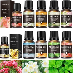 17 saveurs 10ml huile essentielle pour diffuseur d&rsquo;arôme humidificateur d&rsquo;air maison soluble dans l&rsquo;eau lavande Rose désodorisants de voiture recharge de parfum