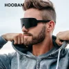 lunettes de soleil de sport rouges surdimensionnées pour hommes, classiques, noires, grandes, vintage, pour la conduite, la randonnée, unisexe, uv400