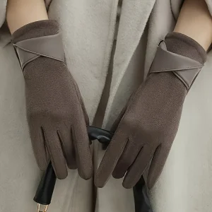 Gants d&rsquo;hiver élégants pour femmes – Gants chauds et élégants, accessoires pour dames, adaptés au shopping et aux activités de plein air