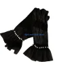 hx6f – gants élégants en dentelle pour fêtes mariage, respirants, transparents, à fleurs, pour occasions formelles,