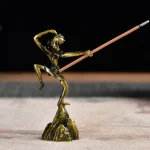 Brûleur d&rsquo;encens arôme, cônes de Lotus créatifs, porte-encens à reflux, branche de prunier, décoration de maison, ornement de singe