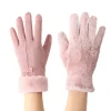 gants de conduite à écran tactile pour femmes, mitaines de cyclisme, daim chaud, extérieur, optique, sports, motos, mode, hiver