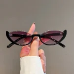 Petites lunettes de soleil œil de chat Chic pour femmes, tendance, Vintage, dégradé, mode, marque de luxe, Design, lunettes de soleil de voyage