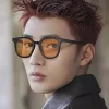 lunettes de soleil carrées classiques pour myopie avec dioptrie, lunettes de soleil rétro, uv400, lunettes de myopie finies pour hommes et femmes, 50 à 600