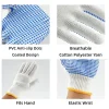 2 paires de gants de travail en coton avec points antidérapants, gants de sécurité pour hommes et femmes, peintre, jardinage, garage, entrepôt, construction