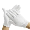 1 paire de gants en coton blanc, travail pour les mains sèches, film de manipulation, gants de spa, gants d'inspection cérémonie