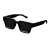 lunettes de soleil unisexes en plastique, monture carrée, à la mode, pour la photographie de rue et les voyages à la plage, accessoires de conduite, 1 pièce