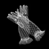 gants courts élégants en dentelle pour femmes, mitaines de conduite, longueur du poignet, filet de poisson transparent, blanc, sexy, rh, fête, dames, mariée, nouveau