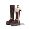 chaussures plates d'hiver plate forme femmes fourrure bottes de neige chaussures en coton chaud 2025 décontracté en peluche bottes longues sport chaussures de marche chelsea botas dame