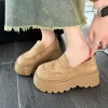 loafers shoes for women flats platform casual sport shoes dress fashion suede sneakers 2025 new designer cozy chaussure femme