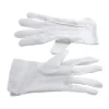 1 paire de gants de protection confortables pour le travail du jardin, gants de travail à domicile, gants blancs à haute élasticité pour adultes, gants en coton blanc
