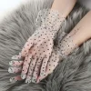 gants en dentelle sexy pour femmes, en résille, fournitures de fête, robe de bal élégante, pour mariée, été