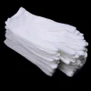 1/10 paires de gants en coton blanc pour le travail des outils de nettoyage ménager réparation de voiture usine gants d'assurance du travail mitaines hautement extensibles