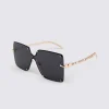 respzed lunettes de soleil carrées vintage sans monture pour hommes et femmes, lunettes de soleil uv400, lunettes de luxe, design de marque, nuances féminines, mode