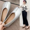 chaussures plates tabi ninja pour femmes, ballerines confortables en cuir, mocassins souples parker fendus, mocassins trotter japonais pour dames, 2024