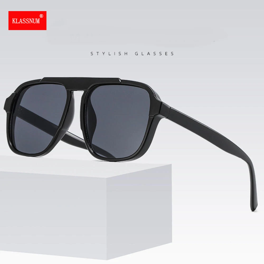 Hommes lunettes de soleil à monture surdimensionnée classique grand cadre lunettes de Sport 2025 Vintage marque Design nuances UV400 lunettes lunettes à la mode