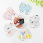 Gants en coton pour enfants, mitaines pour nouveau-nés, garçon et fille, protection des mains, doux, anti-rayures, gants de protection du visage