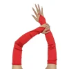 gants longs pour femmes, gants élastiques sans doigts pour danse d'opéra, satins, livraison directe