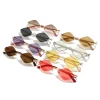lunettes de soleil à monture personnalisée pour femmes, lunettes de soleil sexy polygonales pour dames, lunettes hip hop décontractées, marque de luxe, nouvelle mode