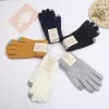 gants pour femmes en hiver, épais avec polaire pour éviter le froid, mignon cyclisme, écran tactile, gants chauds en fil tricoté