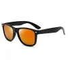 lunettes de soleil polarisées carrées classiques pour hommes et femmes, rétro noires, mode été, anti éblouissement, nuances de conduite