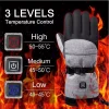 gants chauffants en coton pour l'hiver, chauffe mains électrique thermique, imperméable, pour snowboard, cyclisme, moto, vélo, ski, activités de plein air