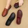 24 heures d'expédition ballerines femme chaussures de marche décontractées grand mère dames mocassins confortables femmes mocassins antidérapants non cuir