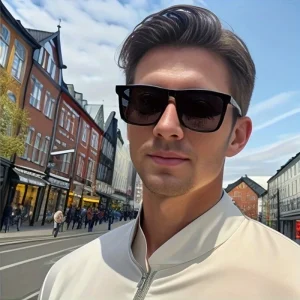 Lunettes belles et à la mode adaptées aux hommes et aux femmes adaptées à la photographie de rue et à la décoration quotidienne