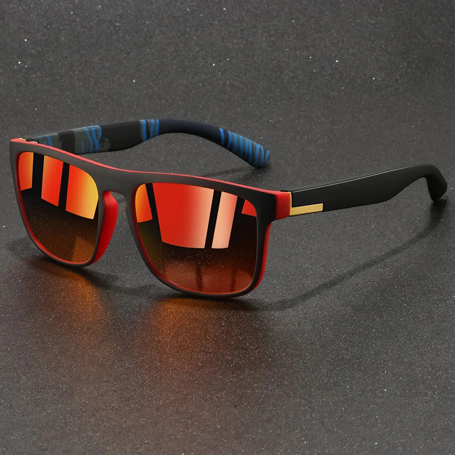 Mode Vintage carré lunettes de soleil hommes femmes pêche conduite homme marque de luxe concepteur lunettes de soleil rétro lunettes UV400