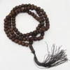 Perles de prière Bracelet en bois de santal naturel hommes Bracelet de perles de méditation pour femmes 10mm 99 perles de prière chapelet décoration suspendue