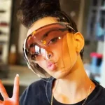 Énormes lunettes de Sport en plein air lunettes de soleil femmes pour hommes lunettes de soleil Vintage Punk surdimensionné masque de protection enveloppé lunettes de cyclisme