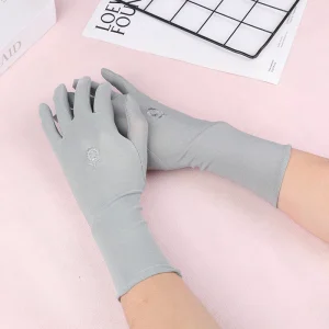 Gants de conduite pour femmes ; Mitaines respirantes et bloquant le soleil, idéales pour les temps chauds