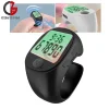 Compteur Numérique LCD Tasbih pour EmilElectronic, Anneaux Portables, 5 Temps de Prière, Bouton Muet