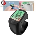 Compteur Numérique LCD Tasbih pour EmilElectronic, Anneaux Portables, 5 Temps de Prière, Bouton Muet