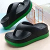 tongs pour femmes, chaussures au design populaire, tendance 2024, sandales à plateforme décontractées, pantoufles d'extérieur antidérapantes, caractéristiques uniques, sandales plates
