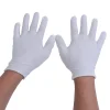 gants blancs en pur coton pour les devoirs, la papeterie, les avantages économiques, la protection du travail, la sueur, le grill