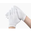 5 paires de gants en coton blanc doigt complet hommes femmes serveurs/pilotes/bijoux/travailleurs mitaines gants d'absorption de la sueur gants de protection des mains