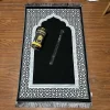 Ensemble de tapis de prière 110x70cm, tapis de prière islamique musulman, couverture de culte de voyage, tapis de prière musulman Portable pour l&rsquo;extérieur, cadeaux du Ramadan 2025