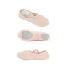 chaussures de ballet plates en toile pour filles, pantoufles de danse, ballerine, chaussures d'entraînement pour femmes et enfants, chaussures de danse à semelle souple