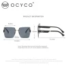 respzed lunettes de soleil sans monture pour femmes et hommes, lunettes de soleil de créateurs vintage, nuances rouges carrées, lunettes uv400, vente en gros