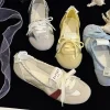 Pantoufles de Ballet français, nouvelles chaussures respirantes peu profondes d&rsquo;un pied, simples, polyvalentes, à la mode, printemps automne 2024