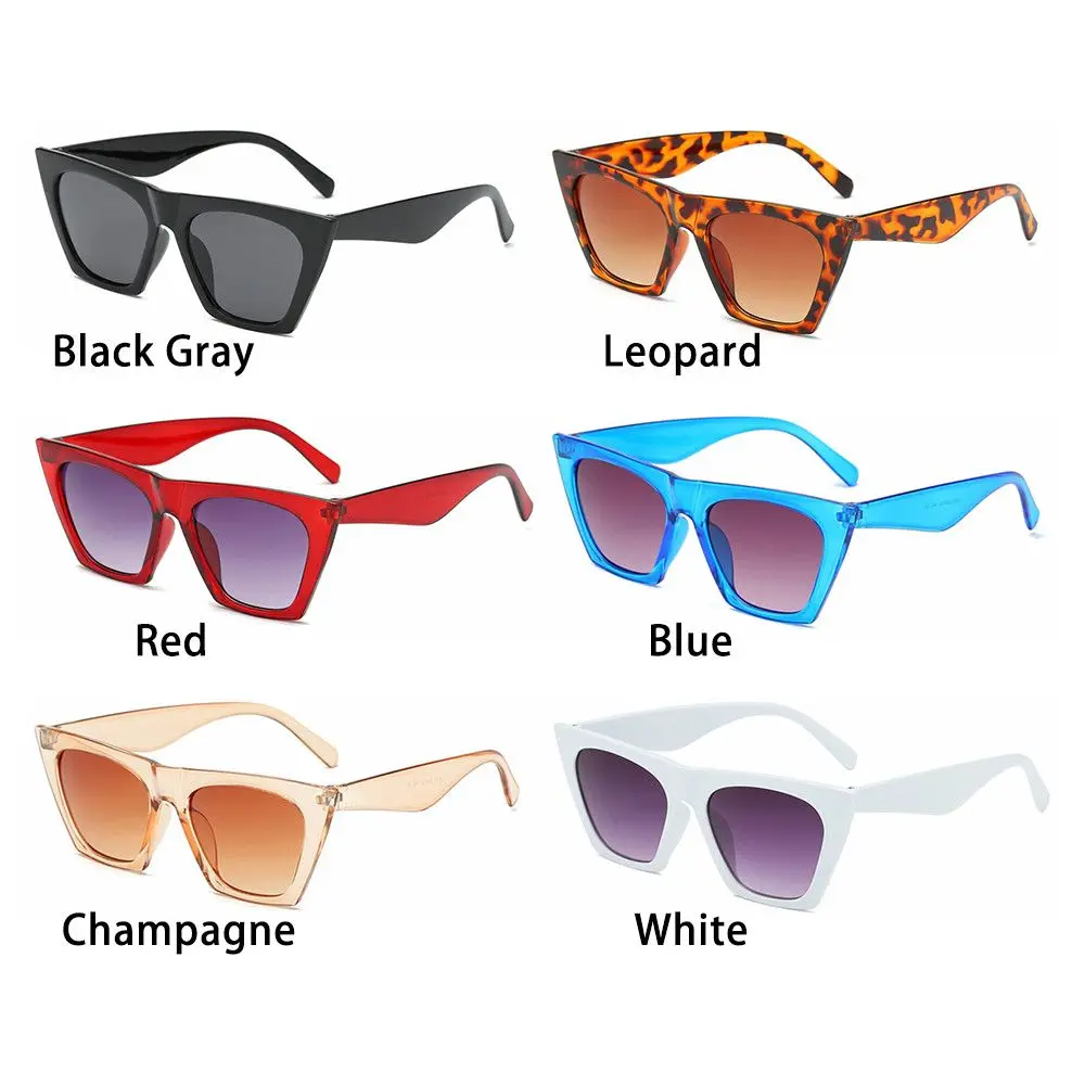 lunettes de soleil carrées pour femmes, style tendance, vintage, protection uv400, streetwear d'été