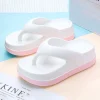 tongs pour femmes, chaussures au design populaire, tendance 2024, sandales à plateforme décontractées, pantoufles d'extérieur antidérapantes, caractéristiques uniques, sandales plates