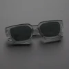 lunettes de soleil unisexes en plastique, monture carrée, à la mode, pour la photographie de rue et les voyages à la plage, accessoires de conduite, 1 pièce
