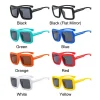 respzed lunettes de soleil carrées pour femmes et hommes, lunettes de soleil à grande monture optique, lunettes de créateur de marque, nuances de mode, uv400, tendances punk