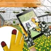 gants de jardinage pour femmes, gants de jardin en cuir respirant avec poignée, gants de travail résistants aux épines et aux crevaisons